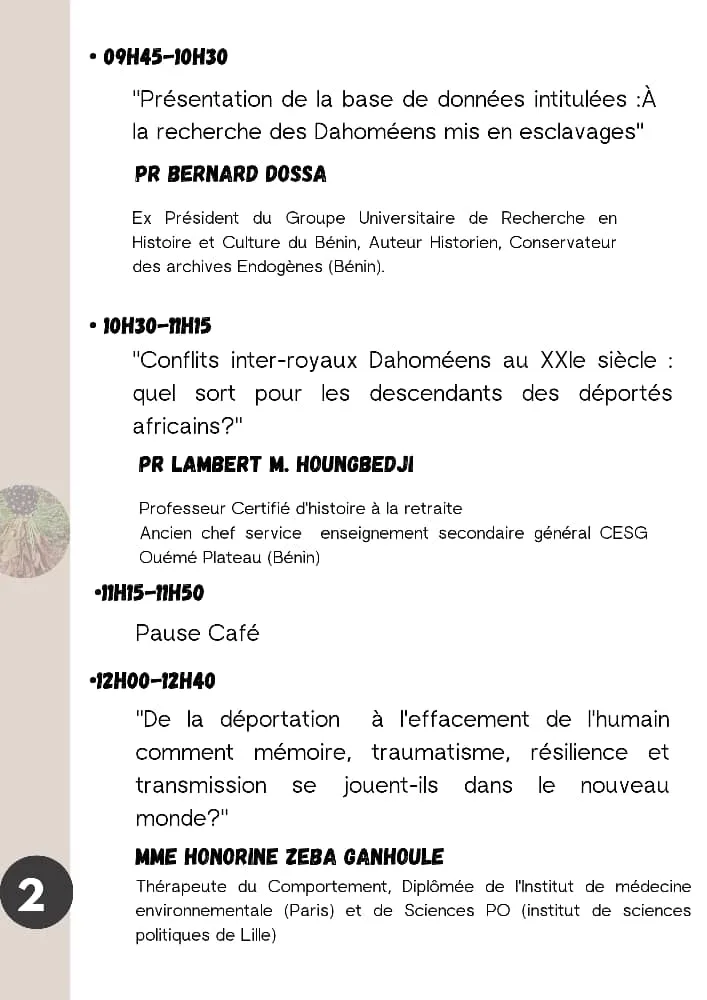 Travaux du colloque